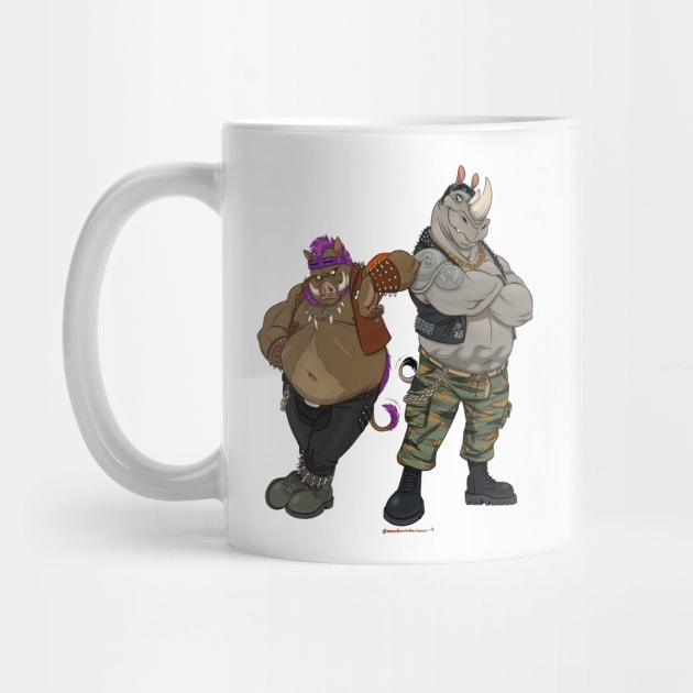 Bebop and Rocksteady by Peanutbutter